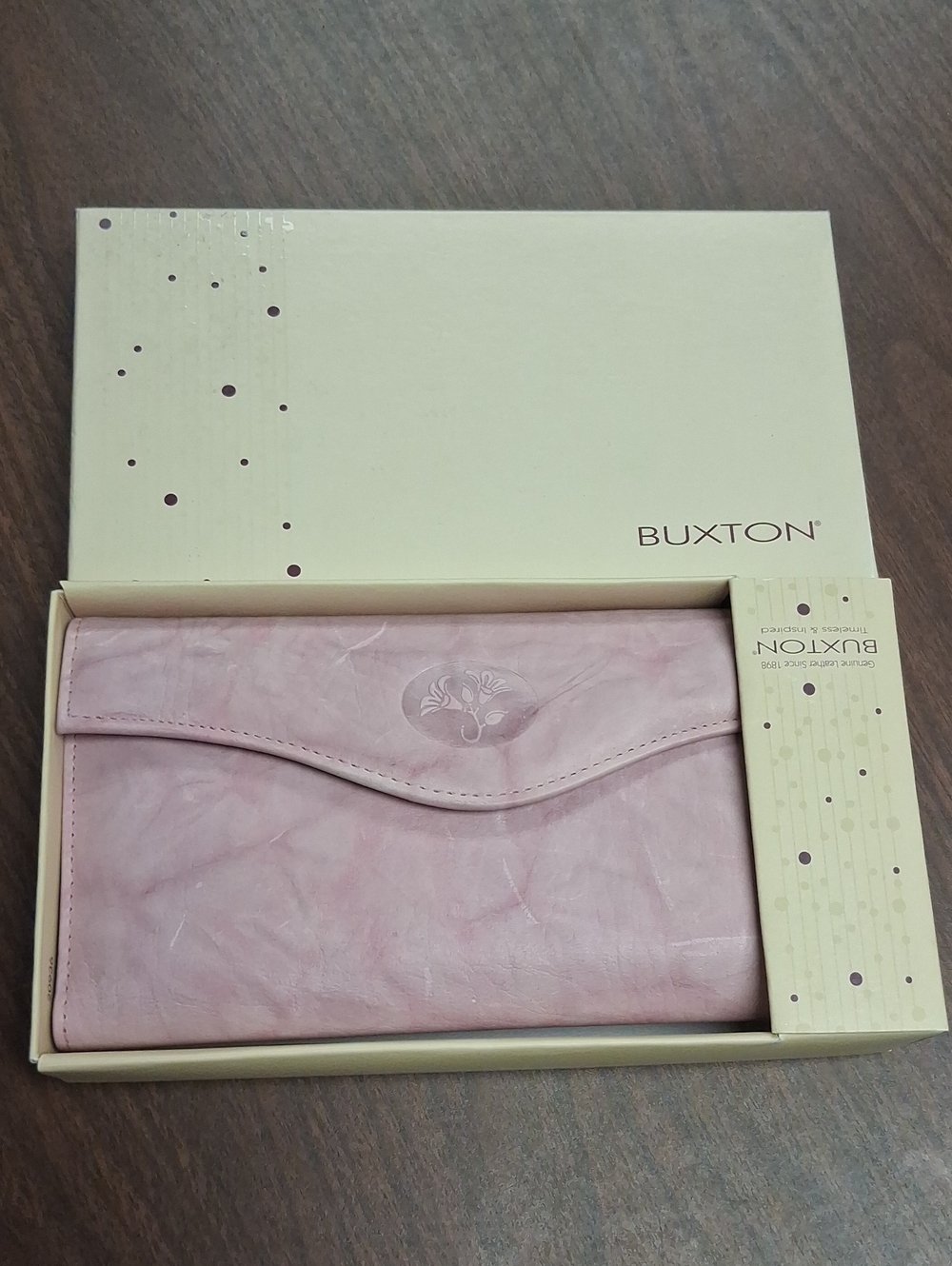 Buxton Pink Women's Envelope Wallet